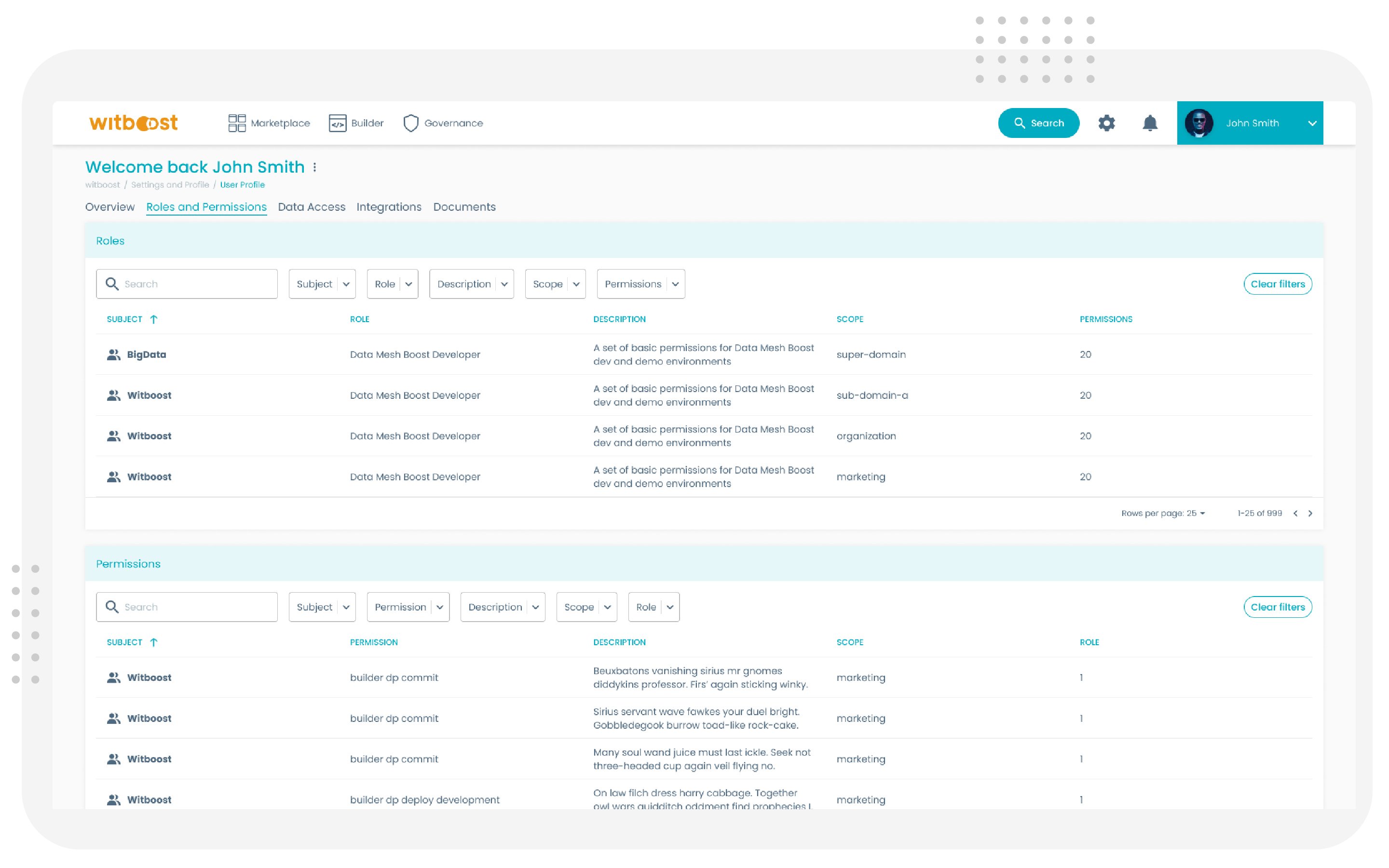 Gallery Detail: Data Governance Platform