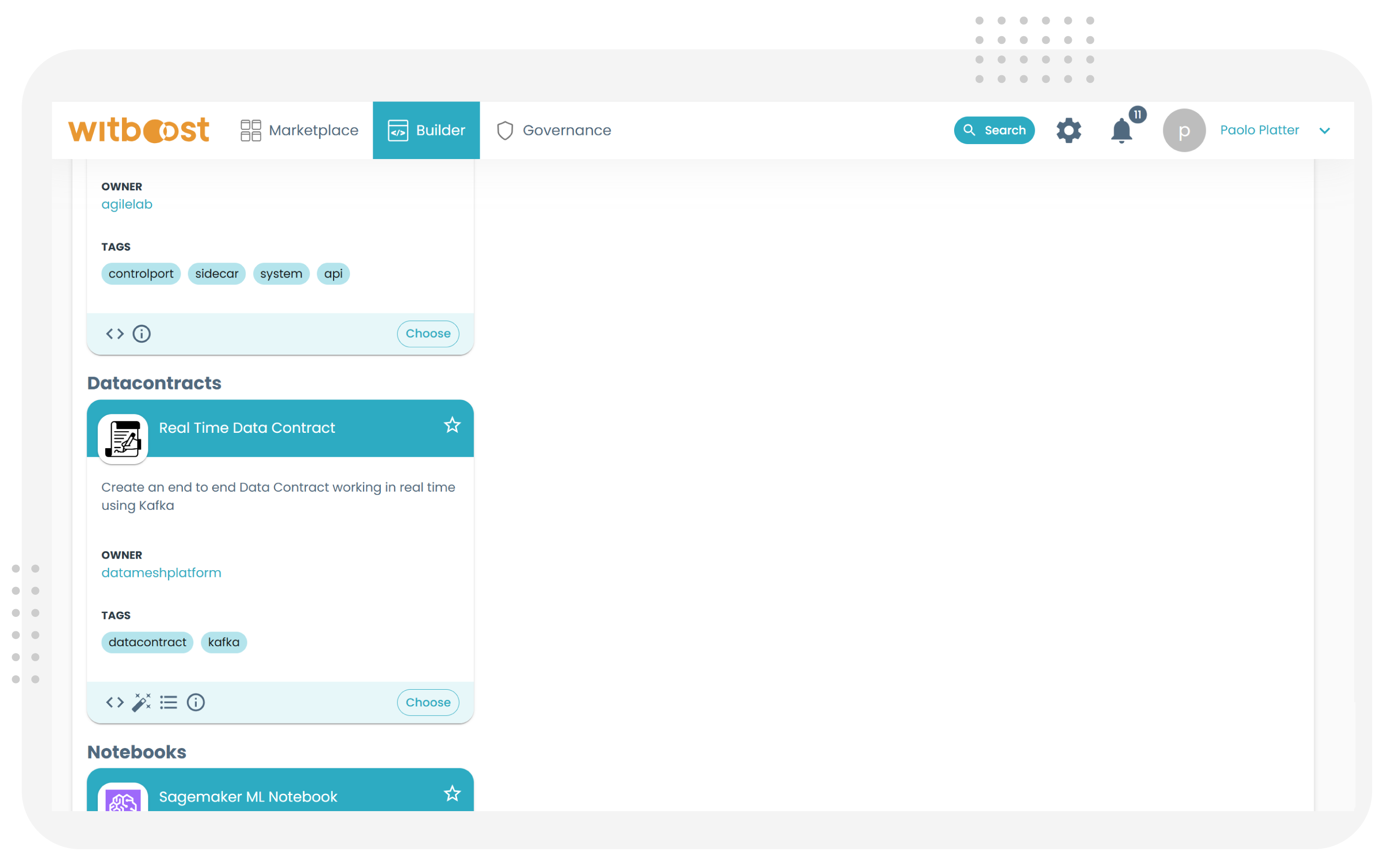 Witboost Data Contract Template